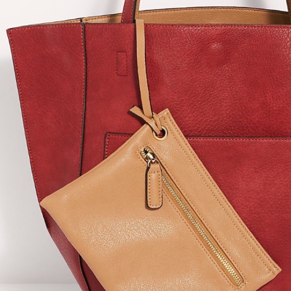 Free People Vegan Leather Reversible Tote Bag - Picture 4 of 6